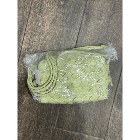Bottega Veneta Mini Loop Bag Fennel Green Gold | NWT Retails $2300